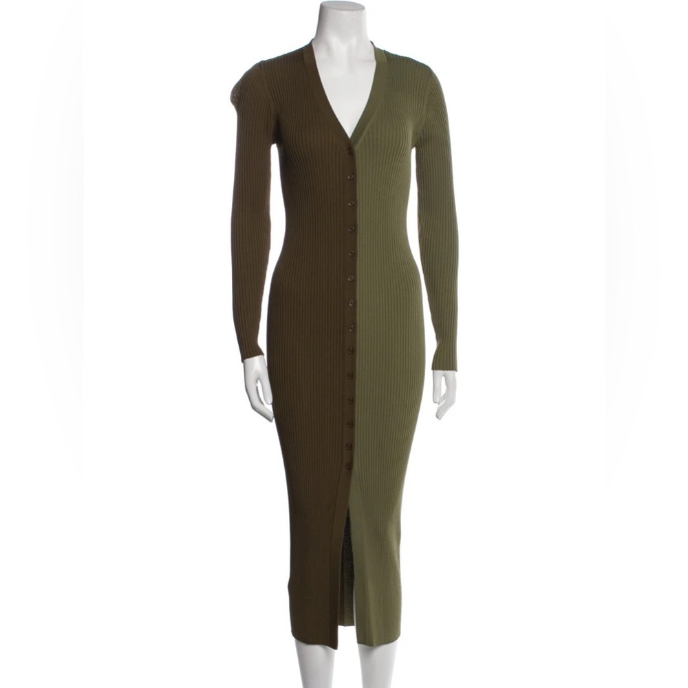 Staud Shoko Dress in Green Size XS